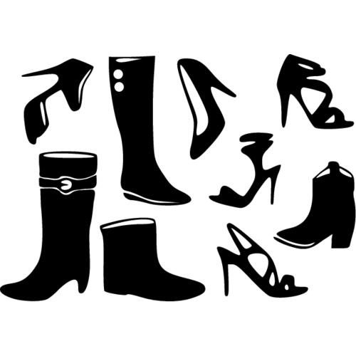 Наклейка туфля