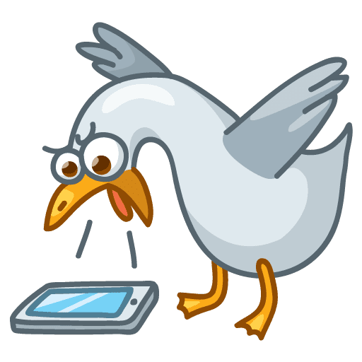 Стикеры телеграмм Чайка Джо