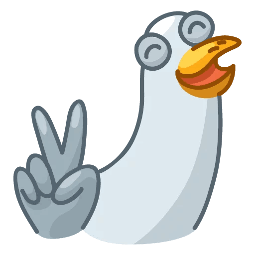 Стикеры телеграмм Чайка Джо