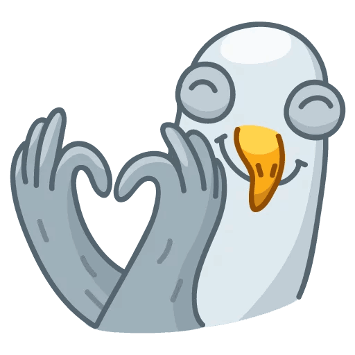 Стикеры телеграмм Чайка Джо