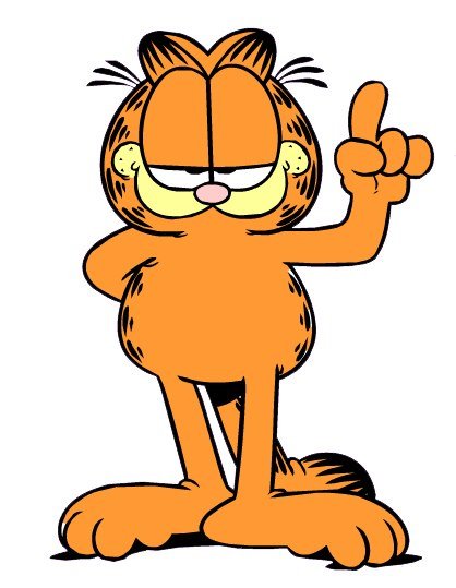 Гарфилд в очках