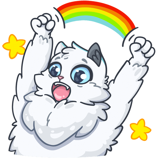 Стикеры ВК Снежик