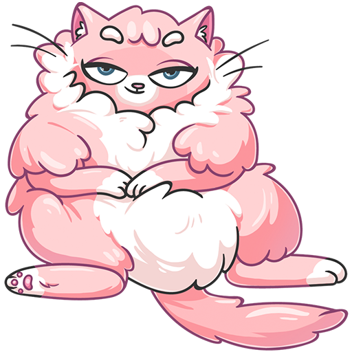 Котик Сахарок стикер