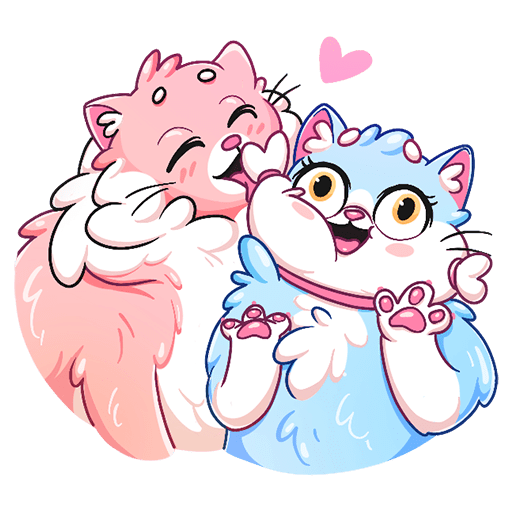 Стикеры замурчательная парочка