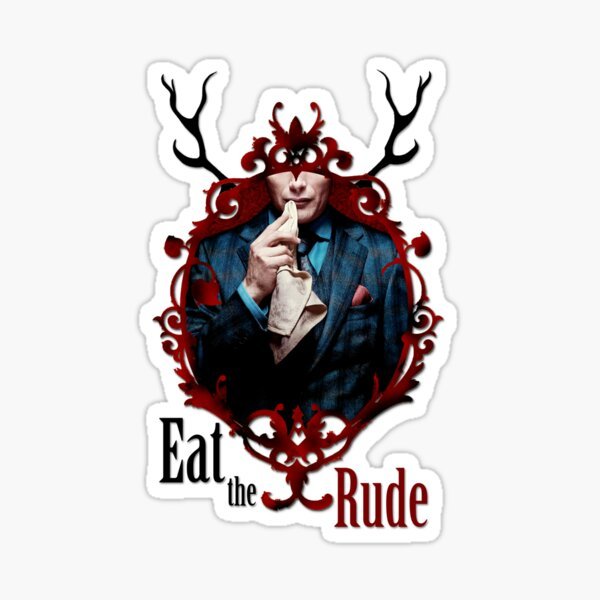 Стикеры по сериалу Ганнибал