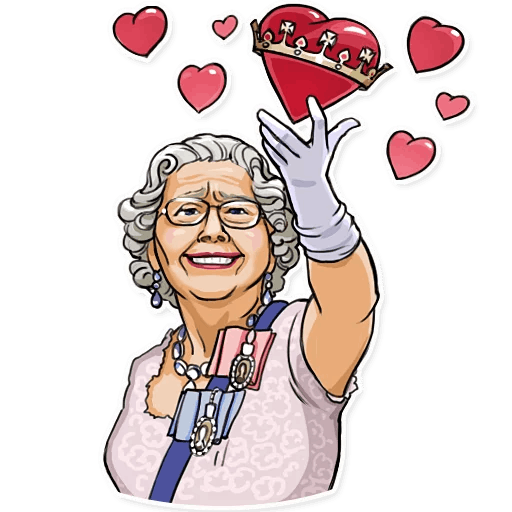 Елизавета 2 Стикеры