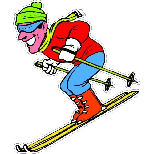 Фристайл могул вектор