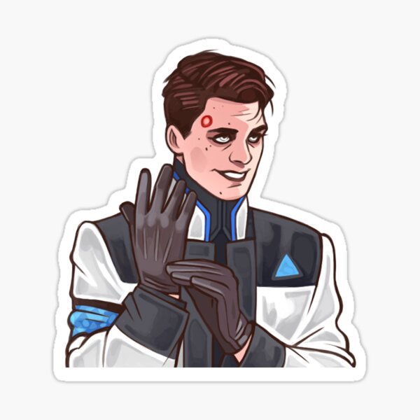 Стикеры Коннор Детройт