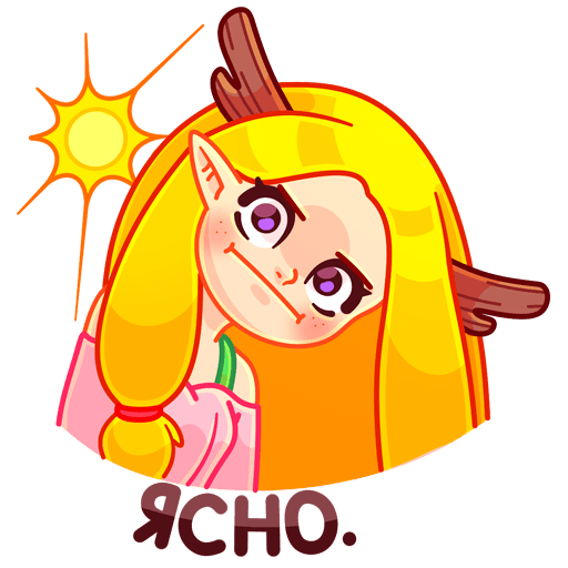 Стикеры ВК Элла