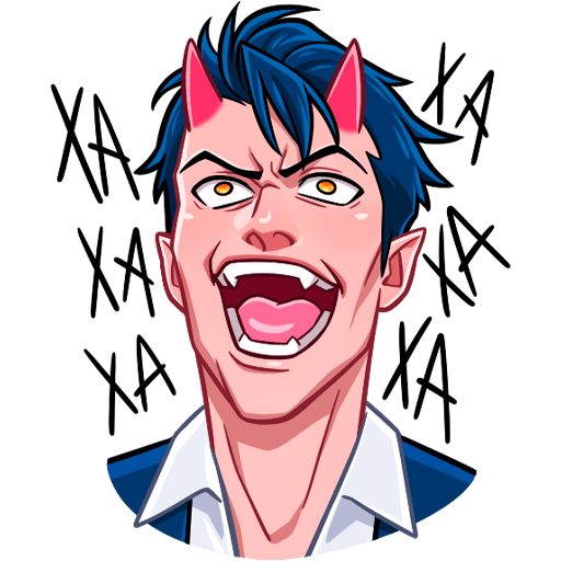 Дьявол Стикеры ВК ник Толабов