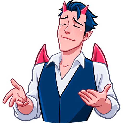 Дьявол Стикеры телеграмм