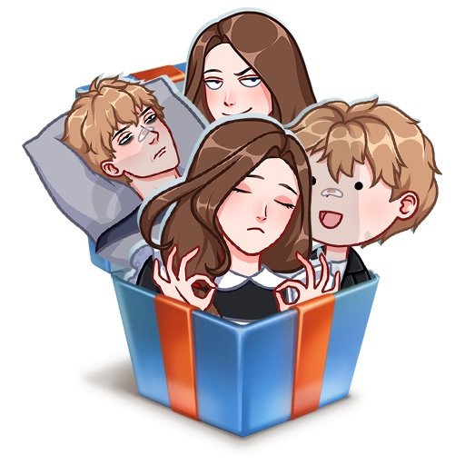 Лиза и матвей стикеры (45 фото)