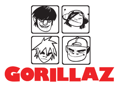Gorillaz логотип группы