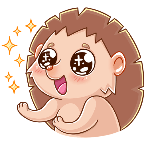 Стикеры Ежик Яша