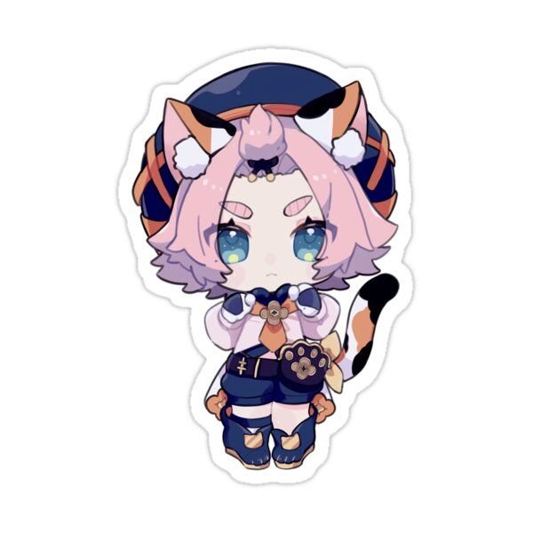 Фигурная подушка Геншин Импакт