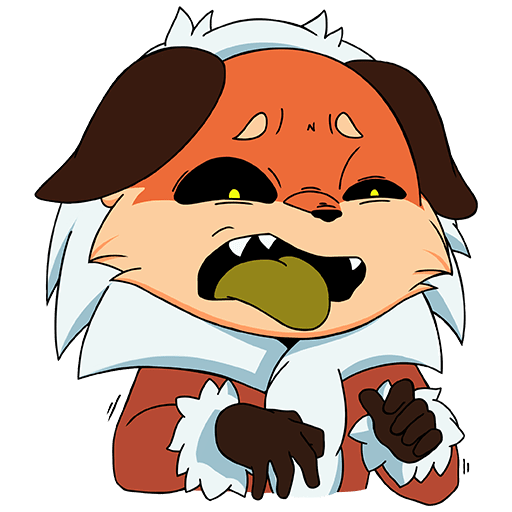 Стикеры ВК Мари лисица