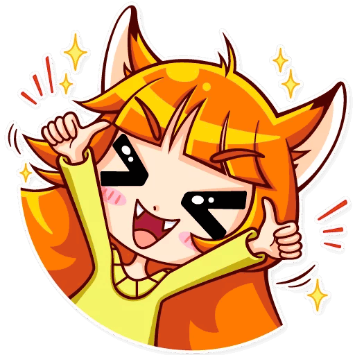 Стикеры Алиса Фокс