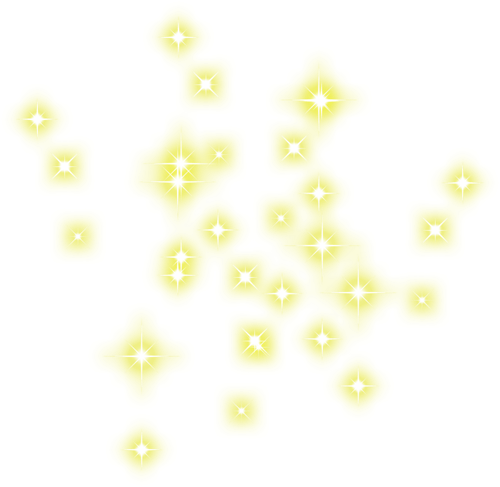 Желтые блики на прозрачном фоне