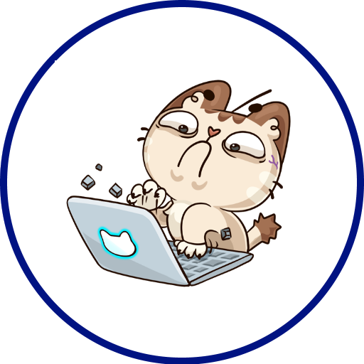 Стикер работаю