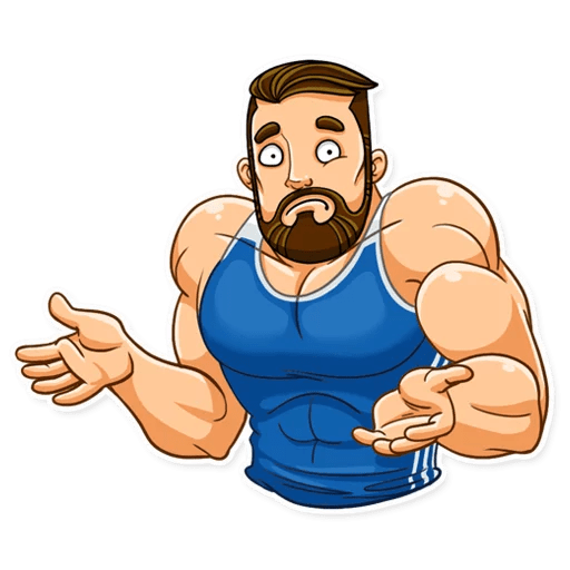 Стикер спортсмен