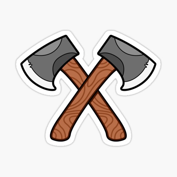 Дизайнерские скрещенные топоры