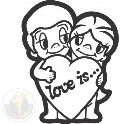 Трафарет лав из для печати