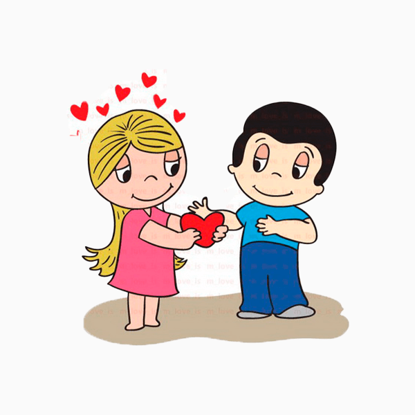 Love is на прозрачном фоне