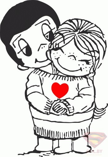 Лав из черно белые