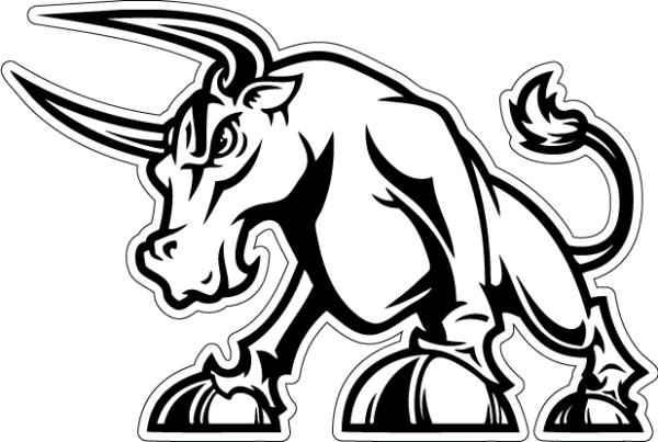 Трафарет быка