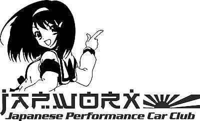 JDM наклейки аниме