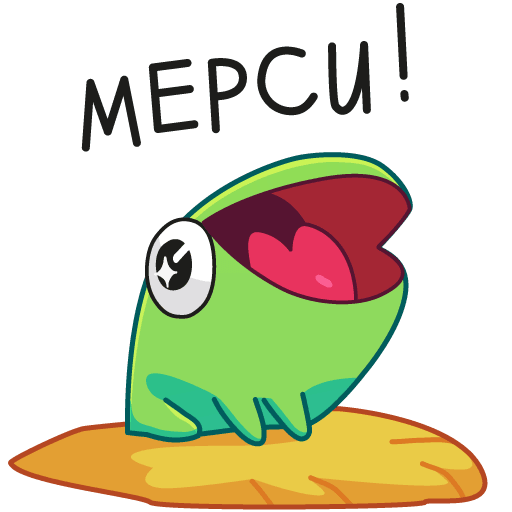 Лягушка ИК Стикеры