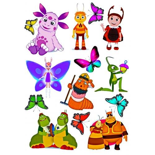 Герои Лунтика для печати