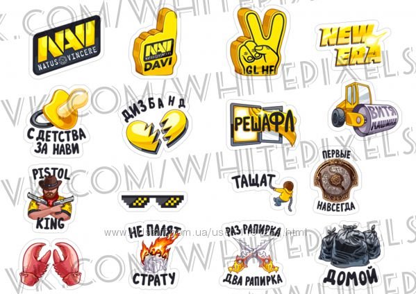 Стикеры нави в ВК