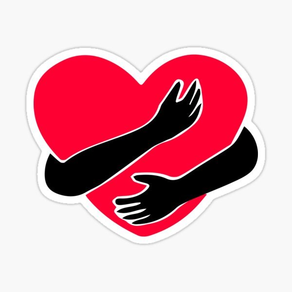 Руки объятия вектор