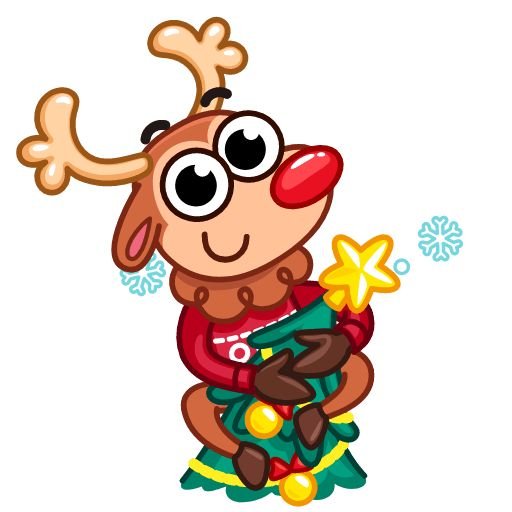 Стикеры для ватсап олень