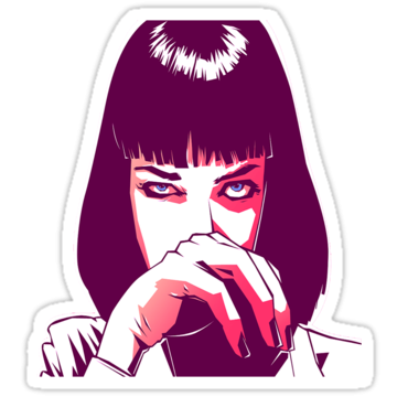 Стикеры Pulp Fiction