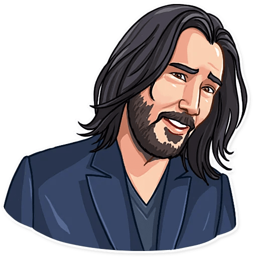 Стикеры Киану Ривз