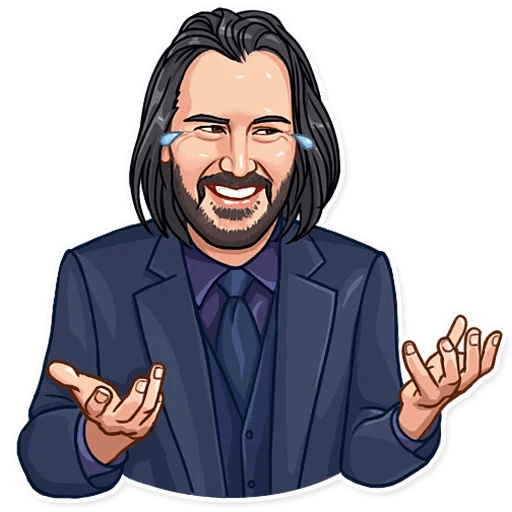 Киану Ривз портрет