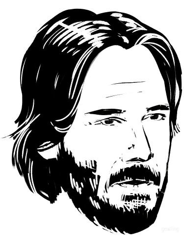 Стикеры телеграмм Киану Ривз