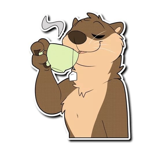 Выдра Стикеры телеграмм
