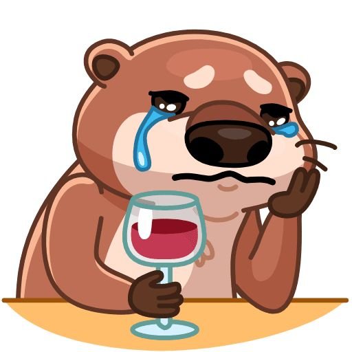 Стикеры выдра ВК