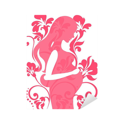 Очертания беременной женщины