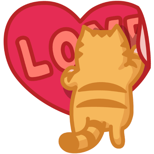 Стикер люблю