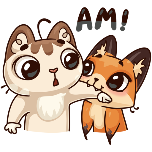 Стикер обнимашки