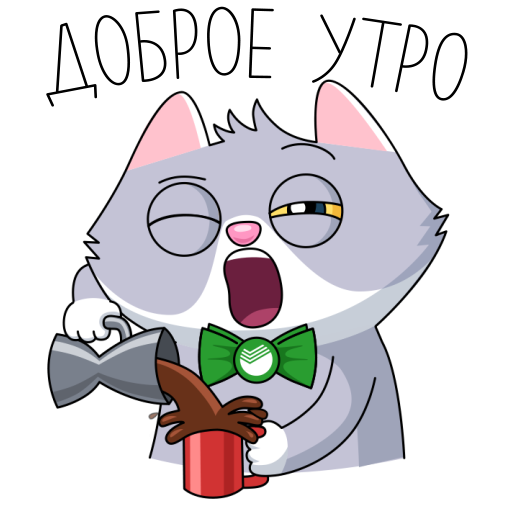 Коты Алексея Долотова доброе утро