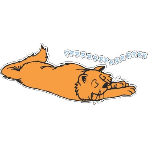 Сонная котейка Стикеры
