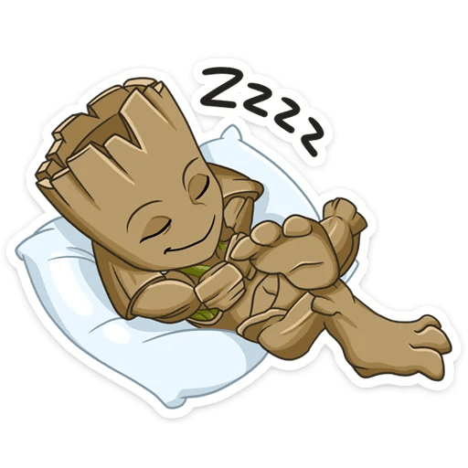 Стикеры ракета и Грут ВК