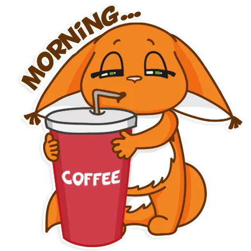 Стикеры завтрак телеграм