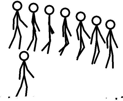 Человечки в движении