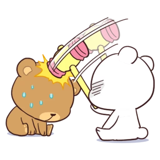 Милк и моча мишки Стикеры